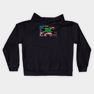 WILD BOAR HUNTING Kids Hoodie